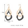 Geometric Exaggerated Two-tone Alloy Earrings Earrings 9