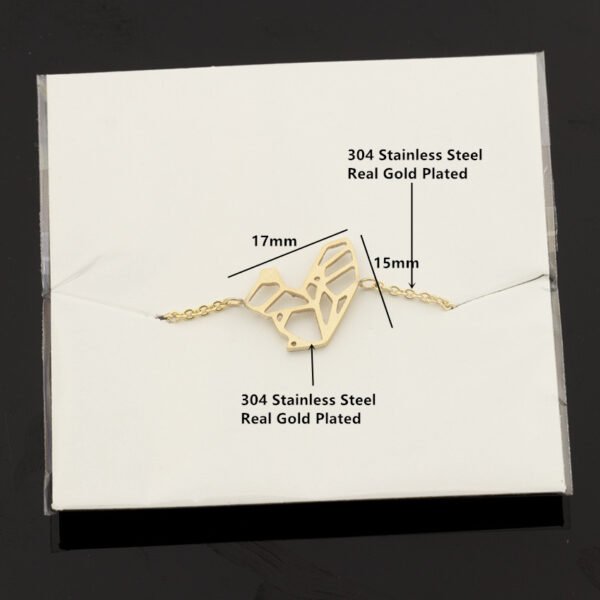 Gold squirrel woman jewelry origami squirrel Bracelet women’s Bracelet Bracelets 6