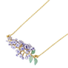 Lavender necklace with gold-plated enamel glaze Necklaces 9