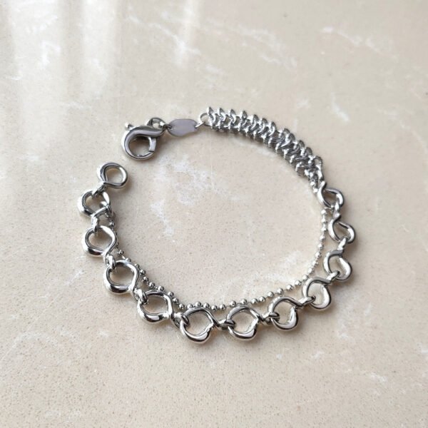 Metal Wind Venom Splicing Bracelet Simple Personality Design Men”s And Women”s Same Bracelet Bracelets 3