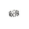 Hollow five-pointed star Thai silver ring Rings 11