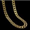 MIAMI CUBAN CHAIN NECKLACE 14K GOLD FINISH ICED OUT FULL STONE Necklaces 13