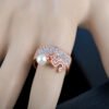 Zircon Number 5 Ring Fashion Elegant Lady Ring Rings 9