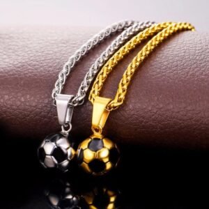 Stainless Steel World Cup Jewelry Pendant Necklaces