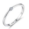 European and American popular sterling silver jewelry S925 silver fashion single diamond ring 14k gold-plated personalized ring jewelry Rings 6 European and American popular sterling silver jewelry S925 silver fashion single diamond ring 14k gold-plated personalized ring jewelry Rings 6