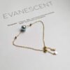 Seawater Pearl Really Hemp Single 14K Gold Bracelet Bracelets 9