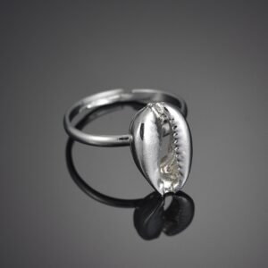 Simple shell alloy ring Rings