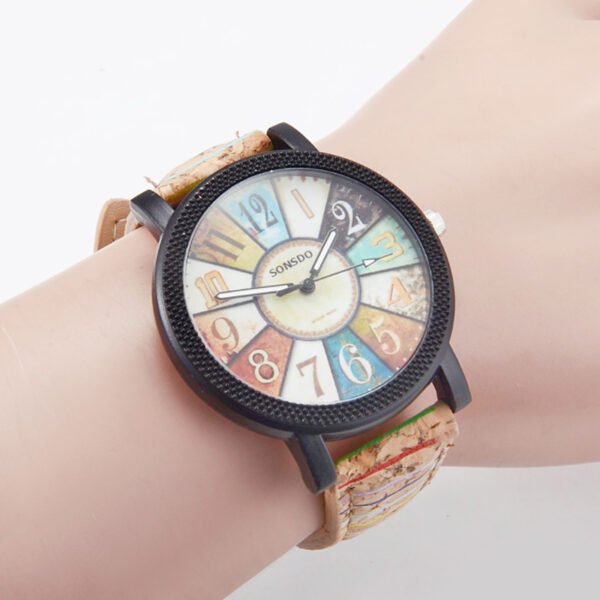 Casual Vintage Leather Women Quartz Wrist Watch Gift Clock Promos40 5