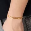 Sideways Real Gold Plating 18K Gold Plating Bracelet Bracelets 10 Sideways Real Gold Plating 18K Gold Plating Bracelet Bracelets 10