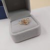 14K Gold Plated Prayer Hands Zircon Ring Promos30 9