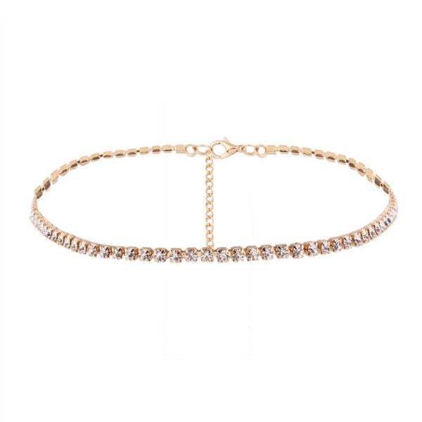 Necklace Short Choker Necklace Jewelry for Women Christmas Crystal Necklace Gold Plated Necklace Silver-plated Necklaces 5
