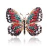 High Quality Fashionable Rhinestone Butterfly Brooch Pin Gold Colors Women Dress Wedding Bridal Brooch Pin Accessories 17