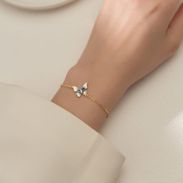Gold Simple Diamond Inlaid Female Bracelet Bracelets 4