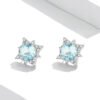 Platinum-plated Shining Star Earrings Female Niche Design High Sense Earrings 11