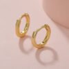 Gold-plated Simple Earrings Copper Ornaments Ear Clip Earrings 15