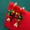 Christmas Series Alloy Dripping Christmas Cane Bells Tassel Earrings Women Christmas 12 Christmas Series Alloy Dripping Christmas Cane Bells Tassel Earrings Women Christmas 12
