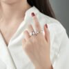 S925 sterling silver ring for female Rings 10