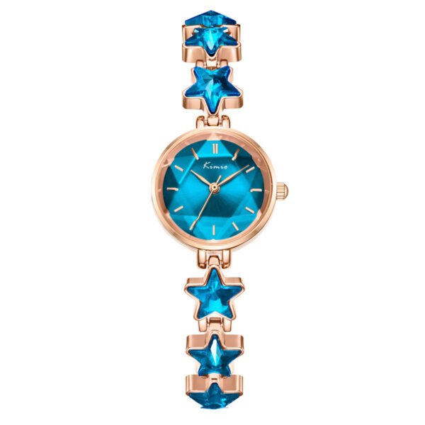 Bracelet Watch Ladies Stretch Buckle Light Luxury Rose Gold Quartz Bracelets 9