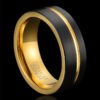 Ring Tide Tungsten Gold Jewelry Ring Rings 14 Ring Tide Tungsten Gold Jewelry Ring Rings 14