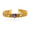 Woven Mesh Stainless Steel 18K Gold Plated Bracelet Bracelets 18