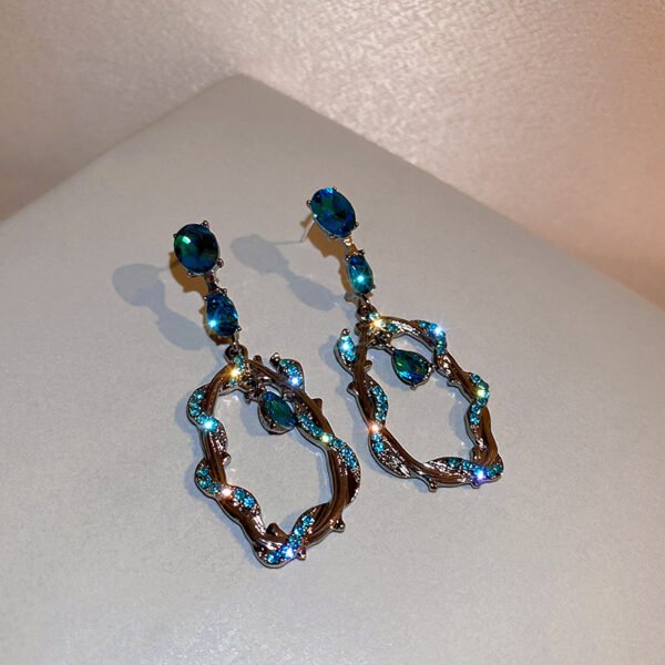 Long Exaggerated Earrings Hong Kong Style Retro Earrings Earrings 5