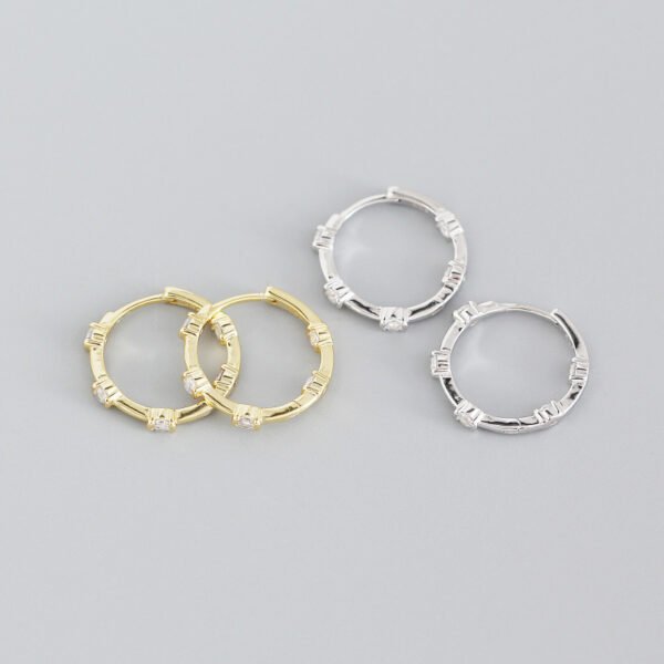 Geometric Micro Inlay Exaggerated Design Earrings Earrings 8