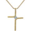 Cross Pendant New Simple Necklace Titanium Steel Plating Necklaces 9