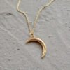 925 Sterling Silver Moon Design Gold Necklace Set Necklaces 16 925 Sterling Silver Moon Design Gold Necklace Set Necklaces 16