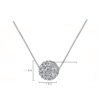 Fashion Full Diamond Round Necklace Women Necklaces 19