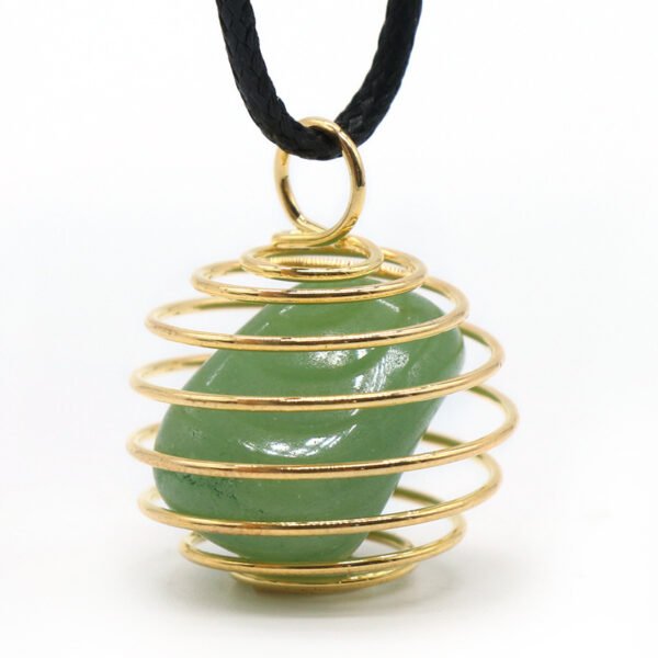 Natural Crystal Agate Semi-precious Copper Wire Winding Accessories 5