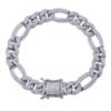 Gold-plated hip-hop iron lock style bracelet Bracelets 8