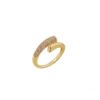 Ladies Diamond Real Gold Plated Ring Rings 14