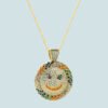 Necklace Female Fashion Smiley Face Clavicle Chain Necklaces 9