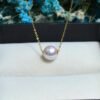 Road pass 18 K gold Akoya natural seawater pearl pendant necklace, clavicle containing 18K gold chain factory direct sales Necklaces 12 Road pass 18 K gold Akoya natural seawater pearl pendant necklace, clavicle containing 18K gold chain factory direct sales Necklaces 12