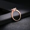 Rose gold and zircon ring Rings 15
