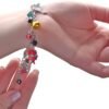 Ladybug Superhero And Cat Bracelet Charm With Crystal Bead Bangle For Kids Cosplay Adjustable Jewelry Bracelets 12