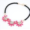 Clavicle Chain Beach Vacation Wind Sun Flower Short Necklace Retro Three Flower Necklace Korean Wholesale Necklaces 22