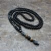 Men’s Necklace 6mm Lava Rock Pendant Men’s Rosary Necklace Necklaces 12