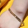Gold-plated brass bracelet for men Bracelets 12