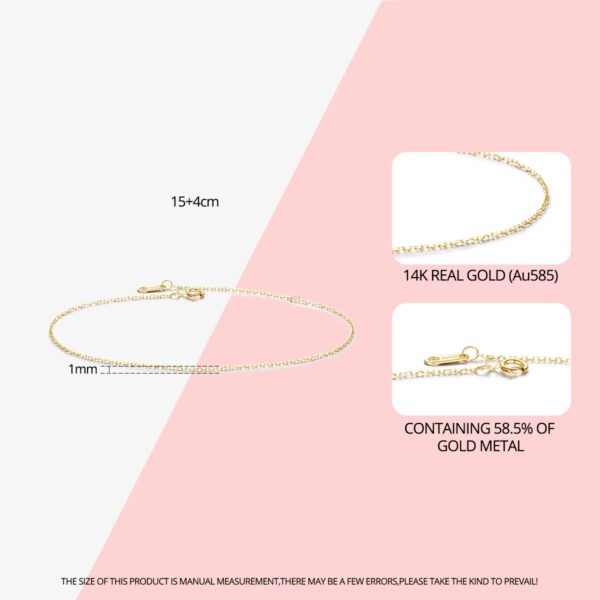 Women’s 14K Yellow Gold Bracelet Bracelets 7