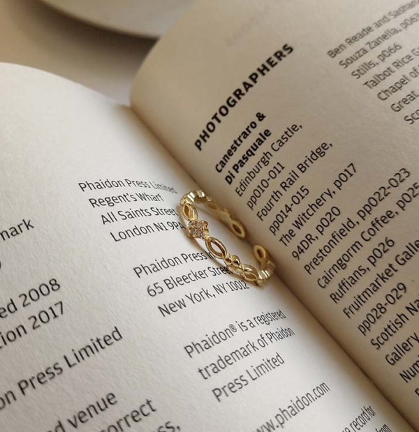 925 sterling silver gold plated  ring ring female food knuckle ring simple temperament tide Japan Korean girlfriends gift Rings 5