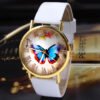 Roman scale butterfly belt watch Fashion universal gold shell watch watches 8 Roman scale butterfly belt watch Fashion universal gold shell watch watches 8