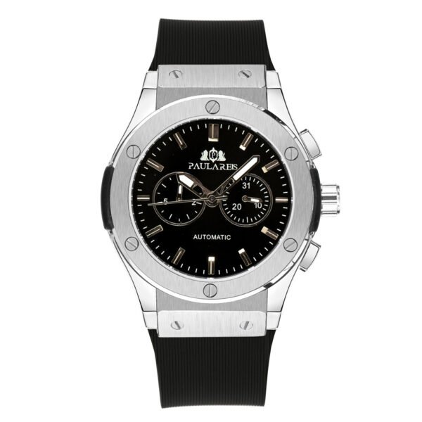 Multifunctional luminous rose gold tape men’s watch watches 8