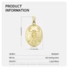 S925 Sterling Silver Plating 14k Gold Scorpion Hangtag Personality Trend Street Style Necklace Necklaces 10