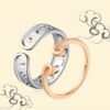 Crown Rings For Women White Gold Engagement Wedding Ring Jewelry Rings 12