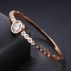 Simple Charms Bracelet For Woman Rose Gold Color With AAA Cubic Zircon Crystal Cut Bracelets Fashion Jewelr Bracelets 10