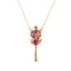 Japanese Cartoon Girl Series Gemstone Wings Scepter Necklace Necklaces 8