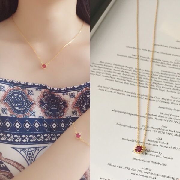 Golden red jasper necklace Necklaces 4