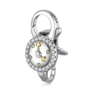Love Clock Lobster Clasp Gold-plated 925 Sterling Silver Necklace Clasp Bracelet Clasp Diy Accessories Silver Jewelry Necklaces
