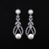 Zircon pierced pearl earrings earrings female 925 silver white gold zircon earrings pearl earrings Earrings 7 Zircon pierced pearl earrings earrings female 925 silver white gold zircon earrings pearl earrings Earrings 7